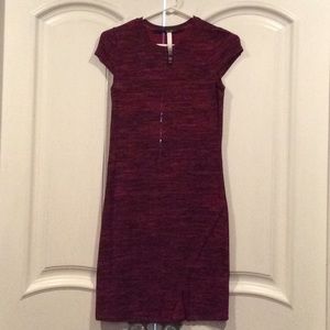 Kensie Red Dress w/ front slit XS